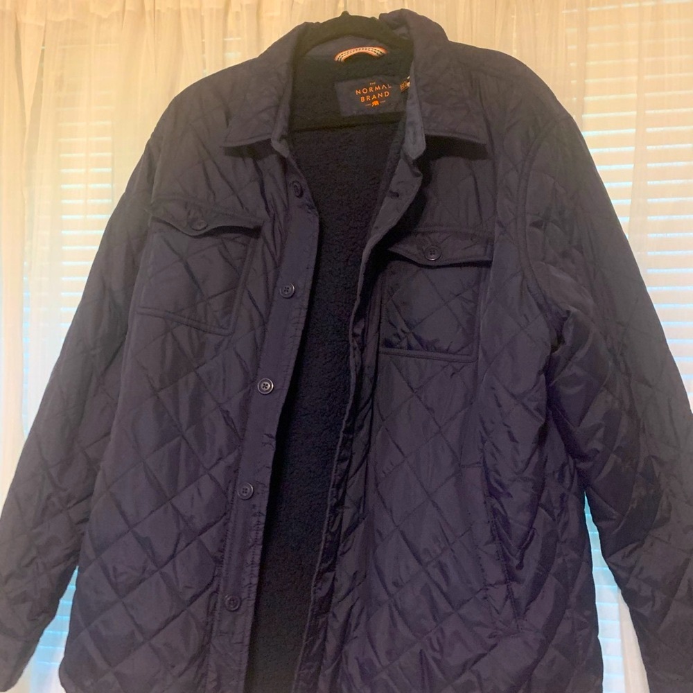 The Normal Brand quilted sharpe lined jacket xx large